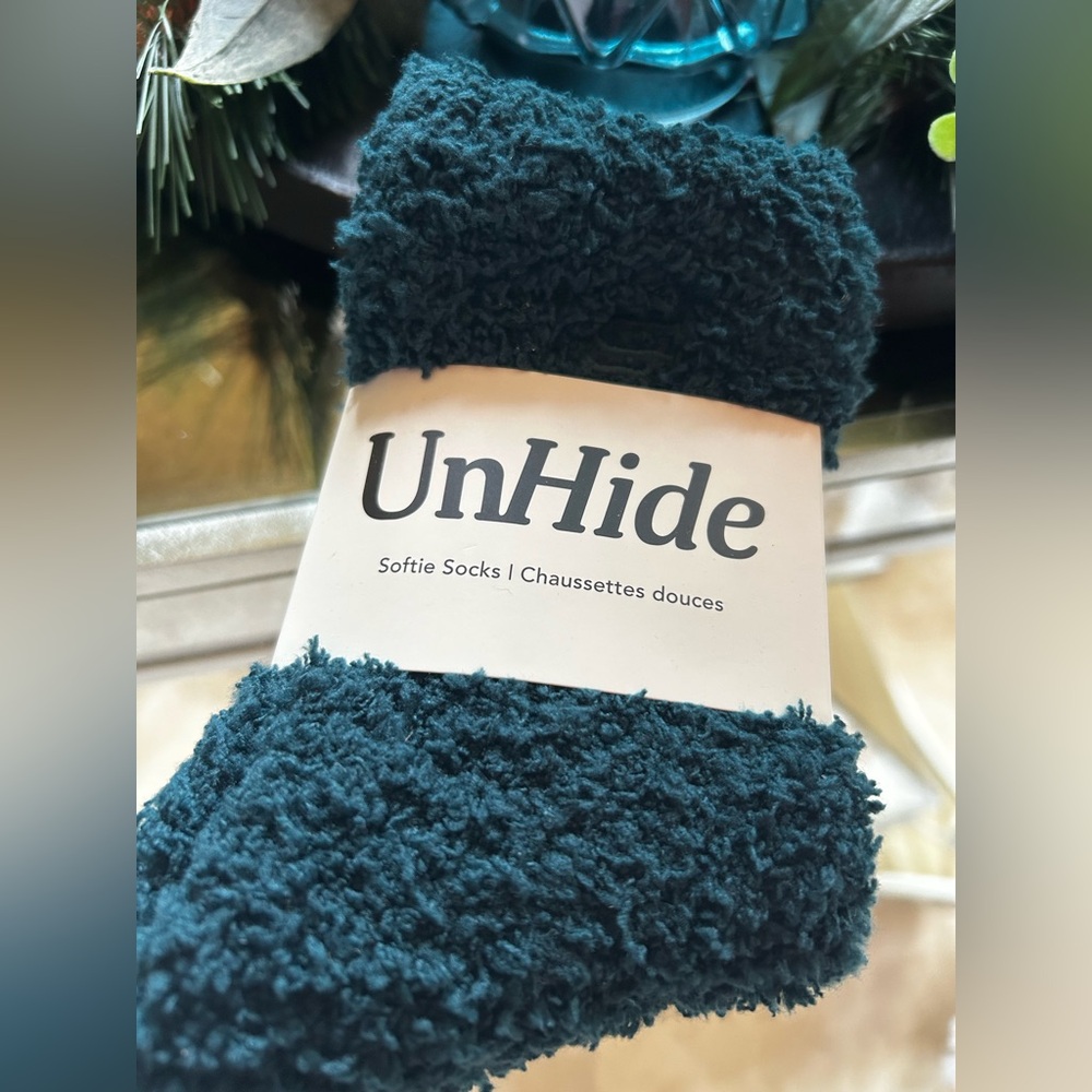 UnHide Softie Socks (single pair) - Emerald Kitten